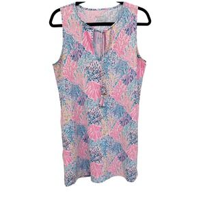 Lilly Pulitzer Sleeveless Tunic Dress Coral Reef Print  Size‎ M pre loved 
2022